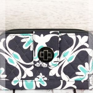 Serene Garden Quilted Wallet